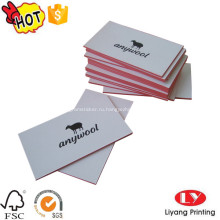 Горячая визитная карточка печати с отделками